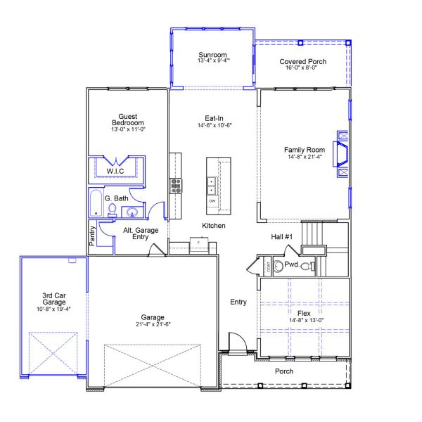 2D floor plan layout of this home in Lilah Grove, Summerfield, NC (Image 2). 2D floor plan layout of this home in Lilah Grove, Summerfield, NC (Image 2).