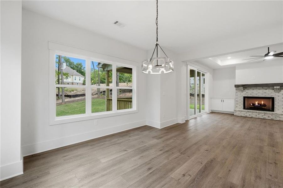 Spacious, unfurnished interior of a new home in Autumn Brook, Canton (Image 29). Spacious, unfurnished interior of a new home in Autumn Brook, Canton (Image 29).