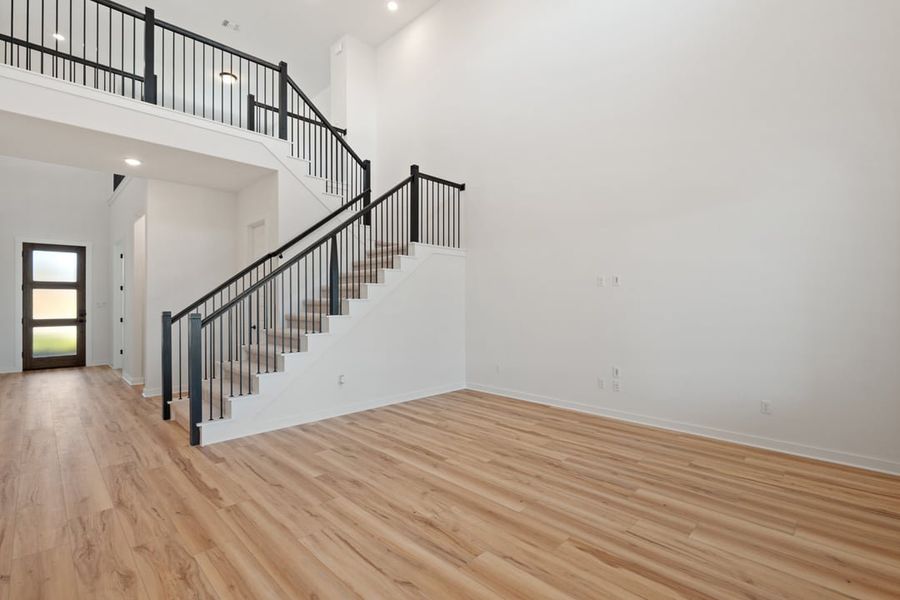 Spacious, unfurnished interior of a new home in Park Collection at Lariat, Liberty Hill (Image 23).