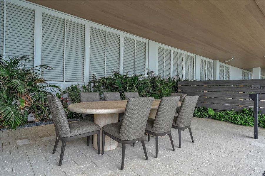Exterior details and patio area of a home in , Sarasota (Image 28). Exterior details and patio area of a home in , Sarasota (Image 28).