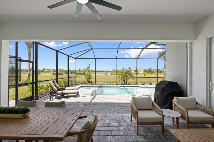 Exterior details and patio area of a home in Webbs Reserve, Punta Gorda (Image 4). Exterior details and patio area of a home in Webbs Reserve, Punta Gorda (Image 4).