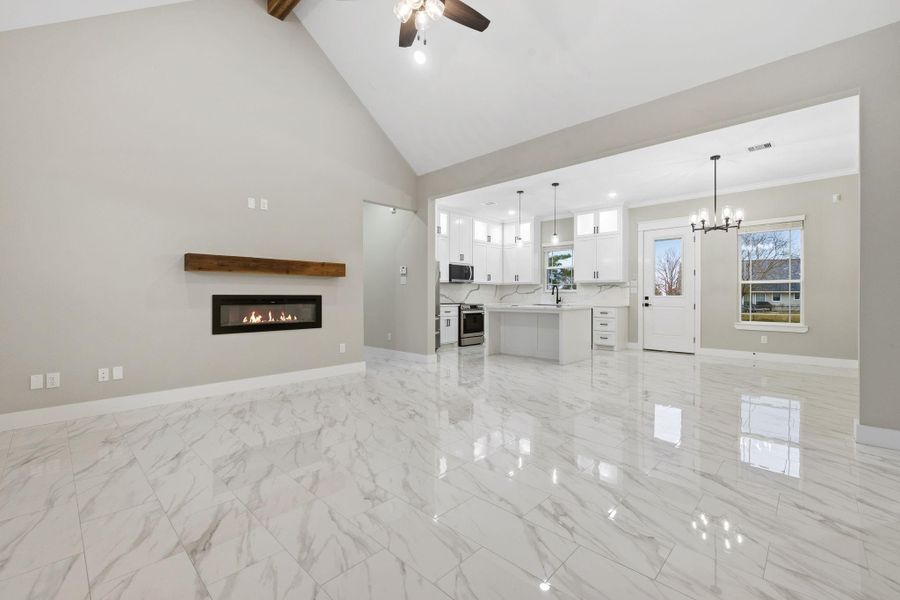 From front door. From front door.