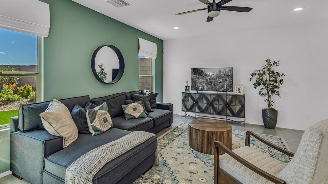 Furnished interior view inside a new home in Blackhawk, Tucson (Image 6).