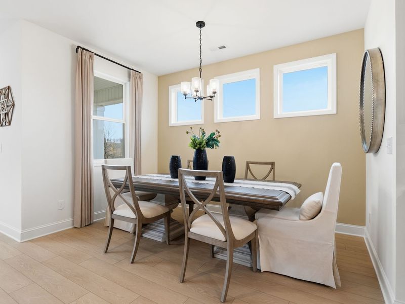 Representative furnished interior of a home built from the The Laurel J by Davidson Homes LLC in Bailey Park, Fayetteville (Image 28).