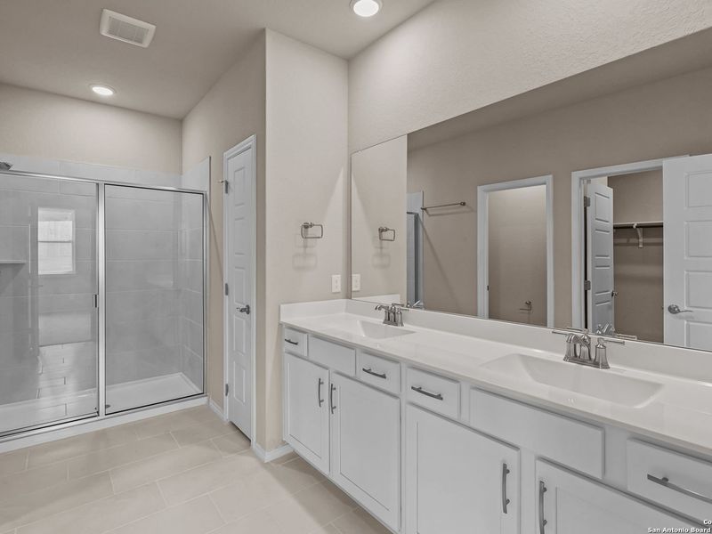 Furnished interior view inside a new home in Royal Crest, San Antonio (Image 11).