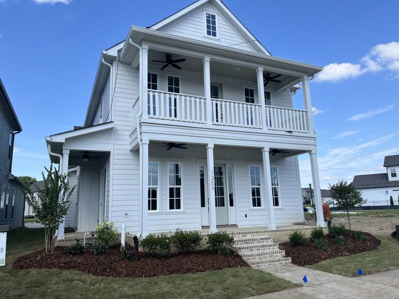Front exterior of a new home in Heritage Walk, Chattanooga, TN, highlighting curb appeal (Image 2).