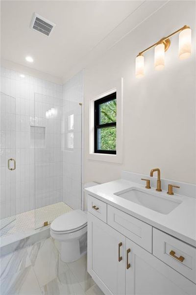 Furnished interior view inside a new home in , Marietta (Image 46).