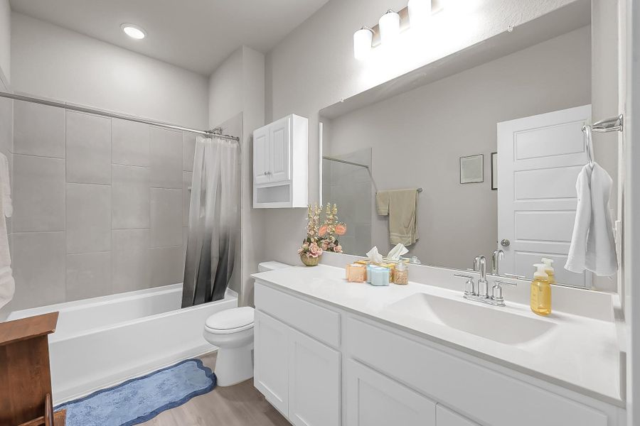 Furnished interior view inside a new home in Moran Ranch, Willis (Image 15). Furnished interior view inside a new home in Moran Ranch, Willis (Image 15).