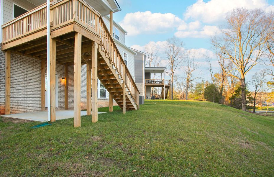 Homesite 96 Back Porch in new home for sale at Copes Crossing by Pulte Homes Nashville