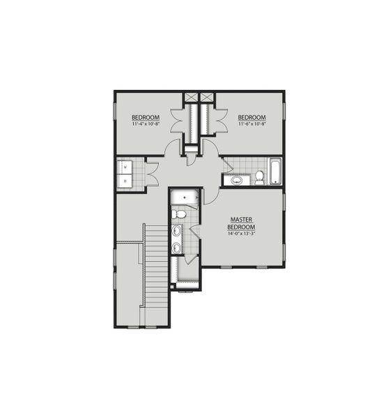 2D floor plan layout for the Comet II G by DSLD Homes in Highland Reserve, Springfield, TN (Image 3). 2D floor plan layout for the Comet II G by DSLD Homes in Highland Reserve, Springfield, TN (Image 3).