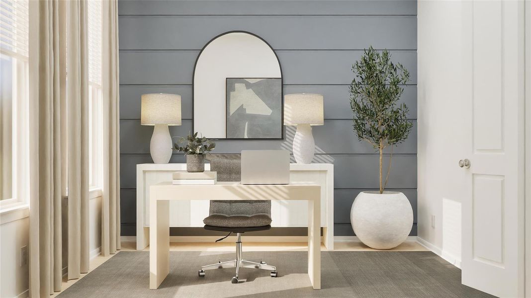 Furnished interior view inside a new home in Anniston, Katy (Image 26).