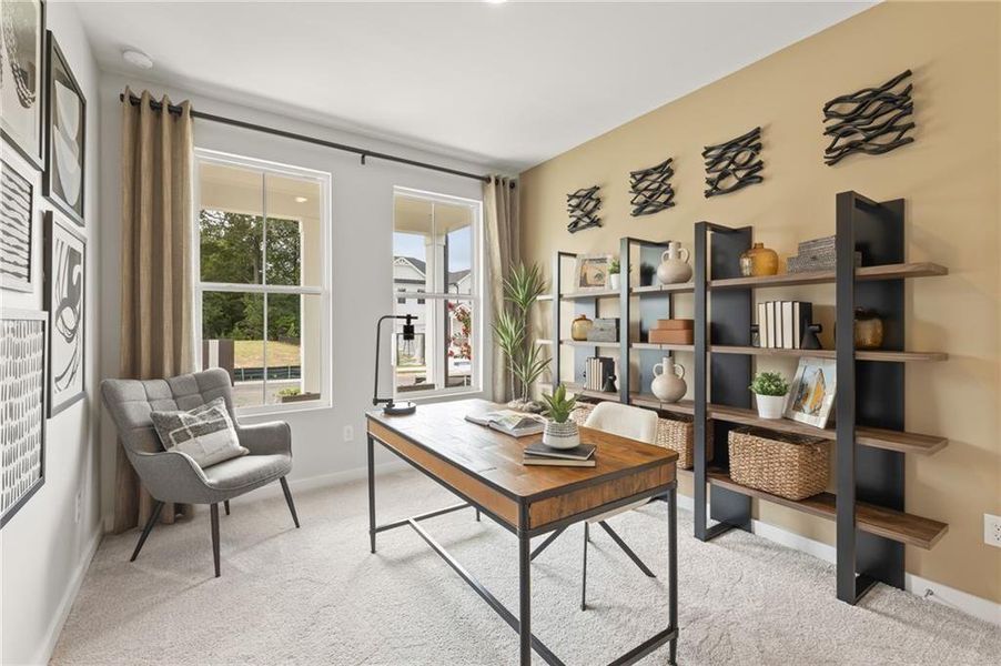 Furnished interior view inside a new home in Oak Grove Glen, Snellville (Image 5).