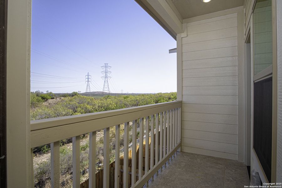Exterior details and patio area of a home in Magnolia Village North, San Antonio (Image 3).