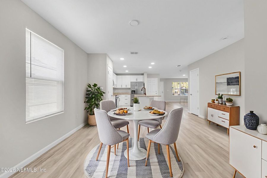 Furnished interior view inside a new home in , Jacksonville (Image 11).