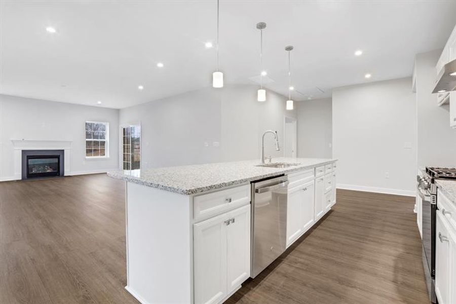 Furnished interior view inside a new home in Newberry 55+, McDonough (Image 8).