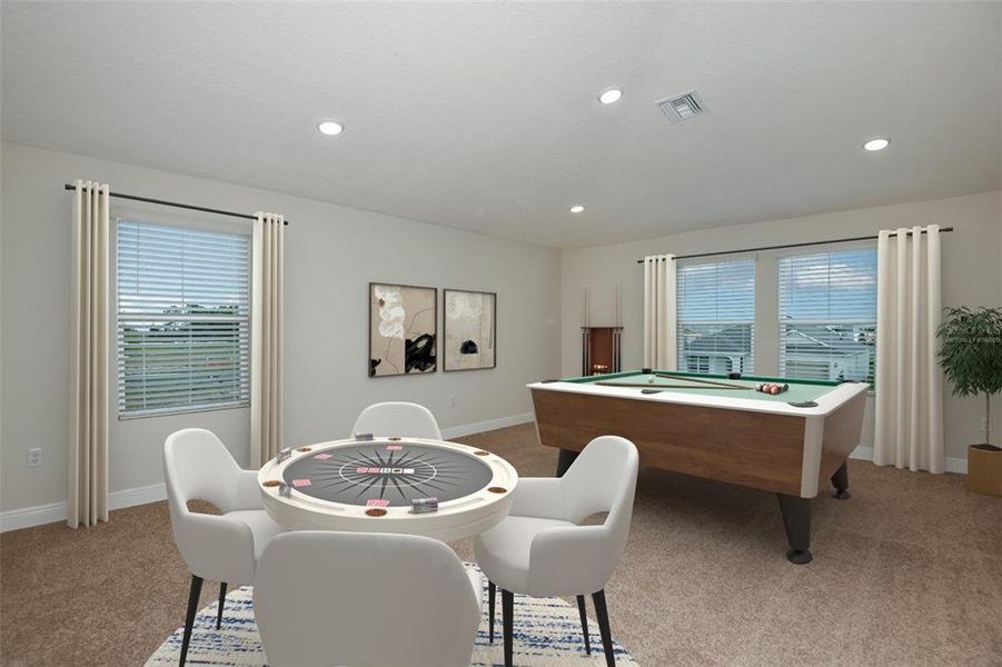 Furnished interior view inside a new home in Pasadena Landing, Wesley Chapel (Image 9).