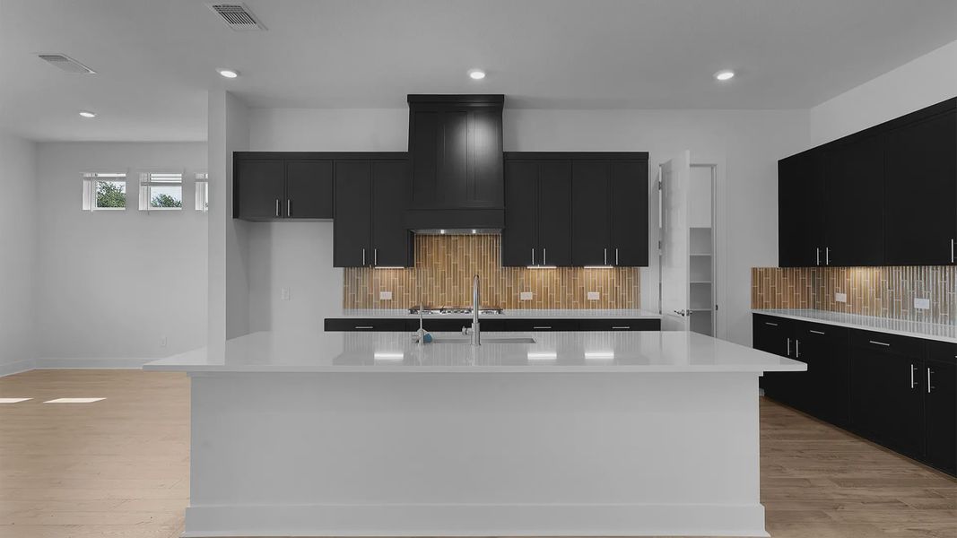 Furnished interior view inside a new home in Lariat, Liberty Hill (Image 6).