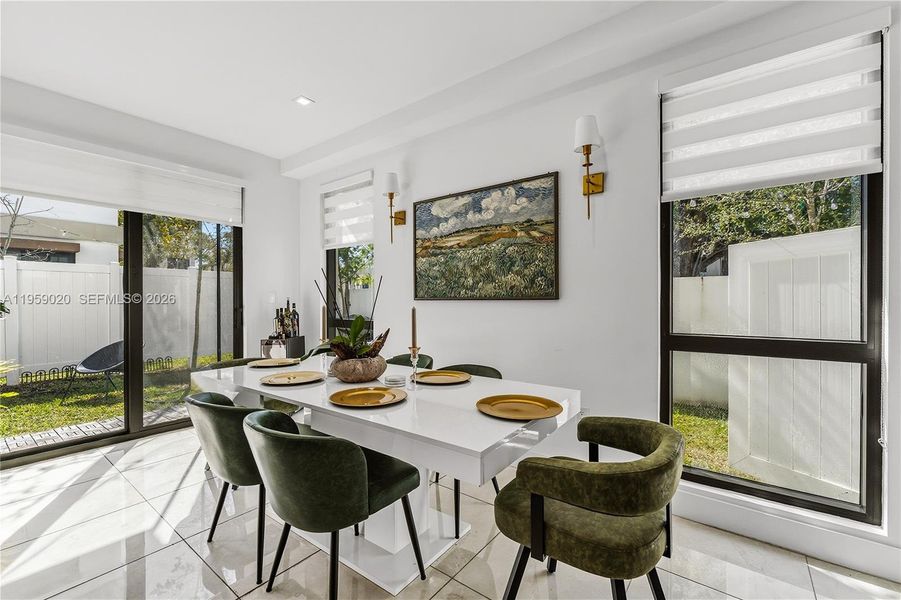 Furnished interior view inside a new home in , Dania Beach (Image 4).