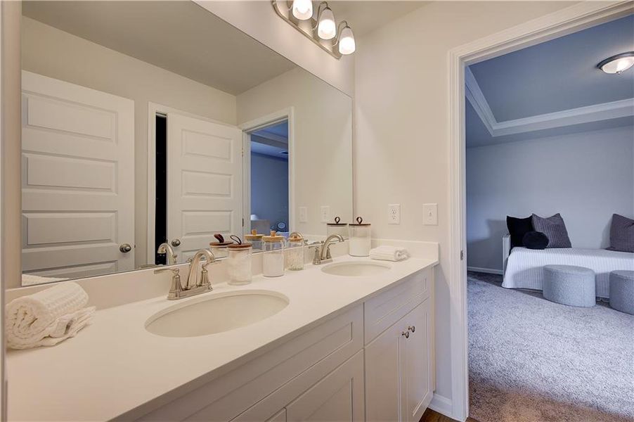 Furnished interior view inside a new home in Westwind Estates, Hampton (Image 16). Furnished interior view inside a new home in Westwind Estates, Hampton (Image 16).