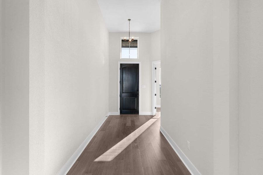 Spacious, unfurnished interior of a new home in The Grove at Blackhawk, Pflugerville (Image 23).