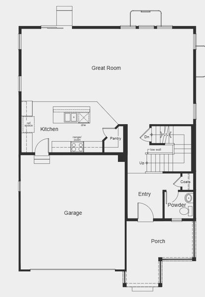 2D floor plan layout for the Plan 2193 by KB Home in The Nest Reserve at Canyon Creek, Erie, CO (Image 8). 2D floor plan layout for the Plan 2193 by KB Home in The Nest Reserve at Canyon Creek, Erie, CO (Image 8).