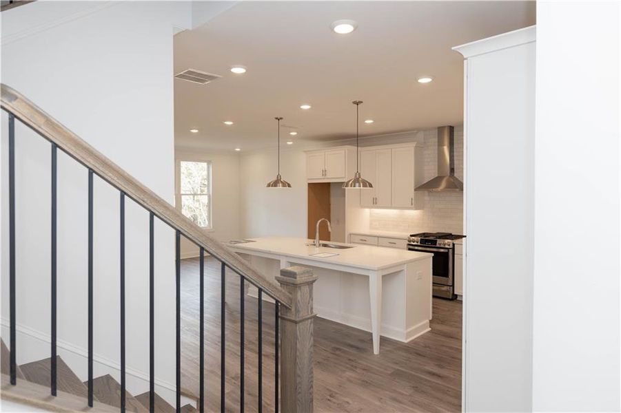 Furnished interior view inside a new home in Millcroft Townhomes, Buford (Image 5).