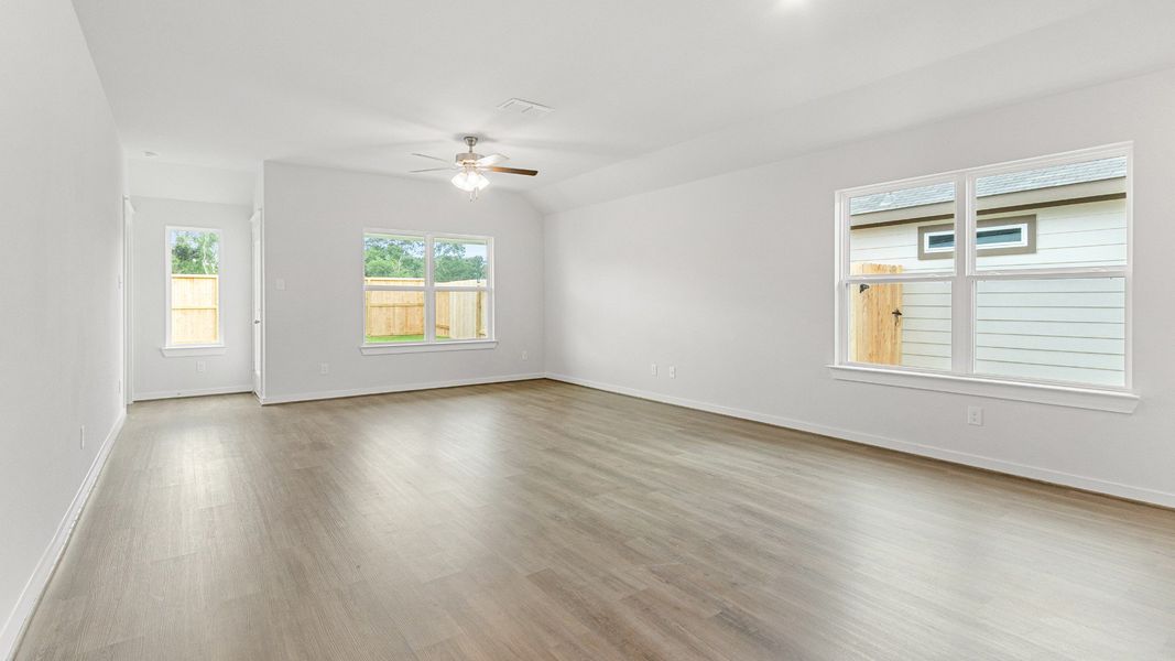 Representative furnished interior of a home built from the Kimbell by Brightland Homes in Cielo, Conroe (Image 9).