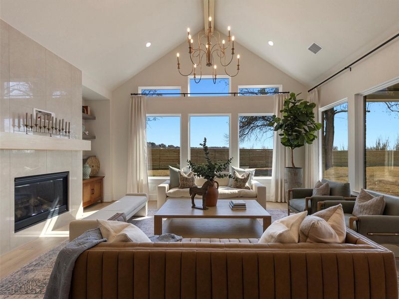Furnished interior view inside a new home in , Smithville (Image 37).