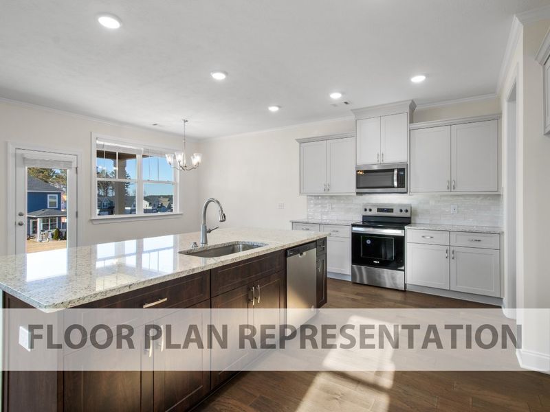 Furnished interior view inside a new home in Windsor, North Augusta (Image 7).