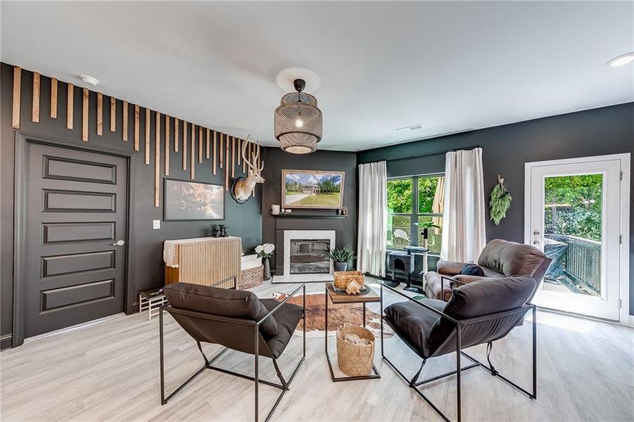 Furnished interior view inside a new home in , Maysville (Image 10).