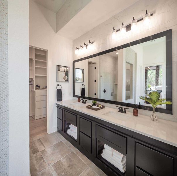 Representative furnished interior of a home built from the 216G by Highland Homes in Quail Hollow, Rockwall (Image 32).