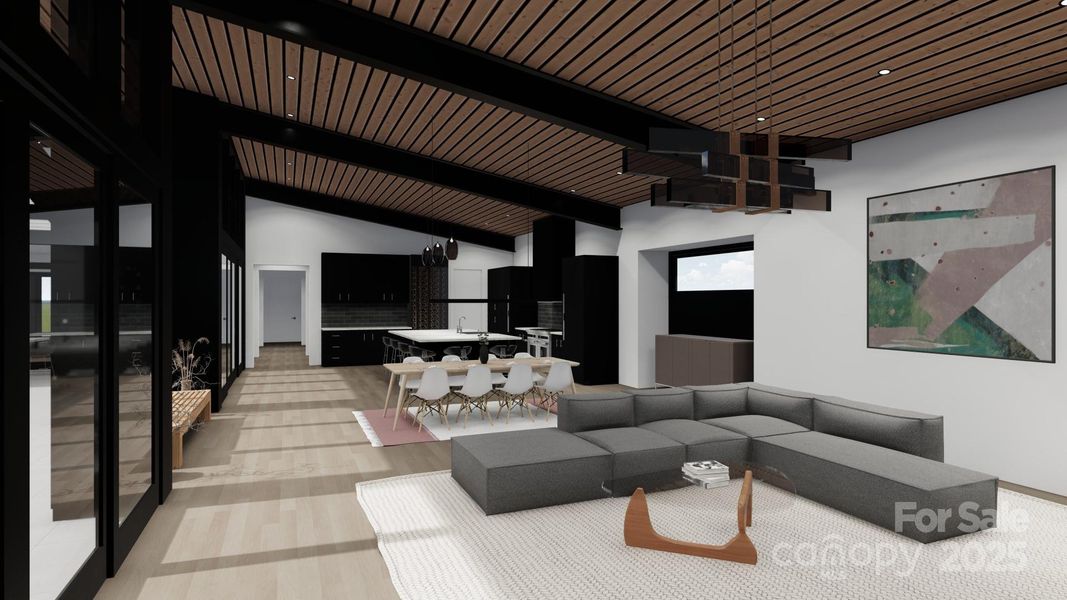 Furnished interior view inside a new home in , Cornelius (Image 27).