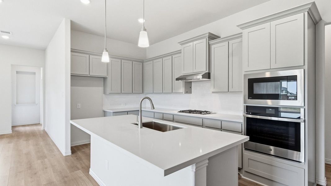 Furnished interior view inside a new home in Green Meadows Premier, Celina (Image 25).