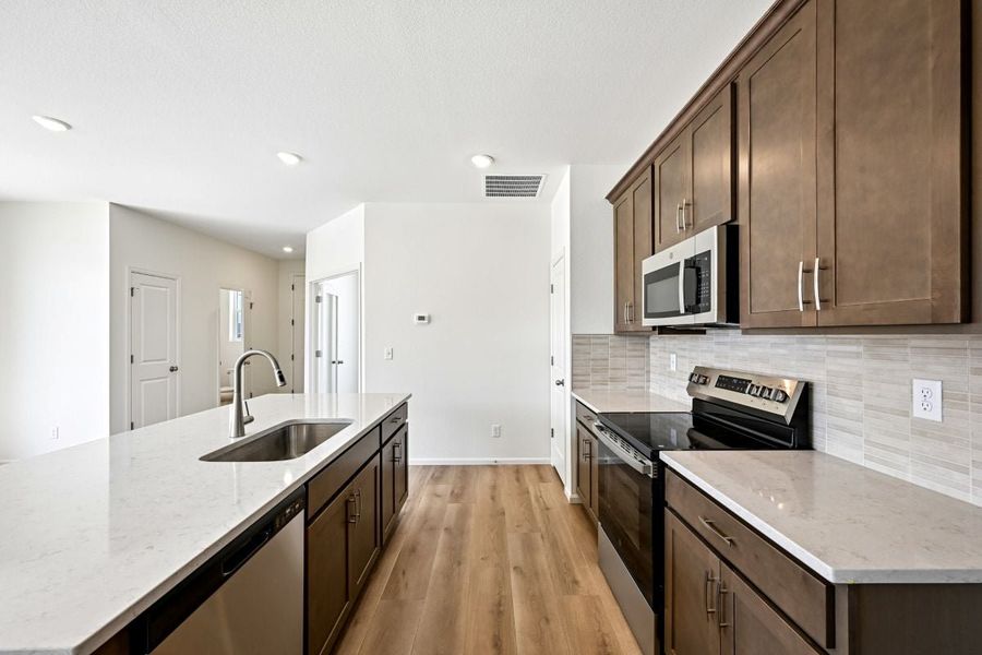 Furnished interior view inside a new home in Farmlore Villas, Brighton (Image 10).