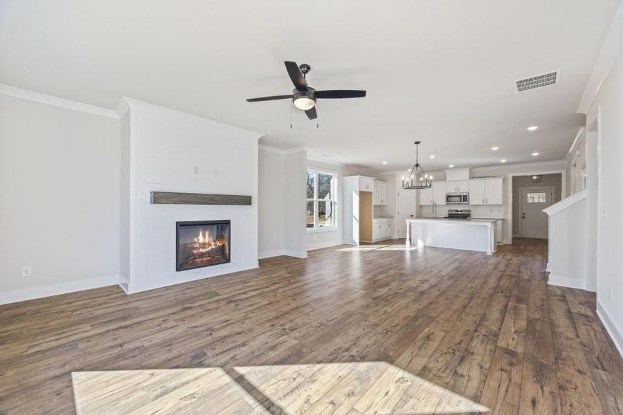 Spacious, unfurnished interior of a new home in , Hartwell (Image 32).