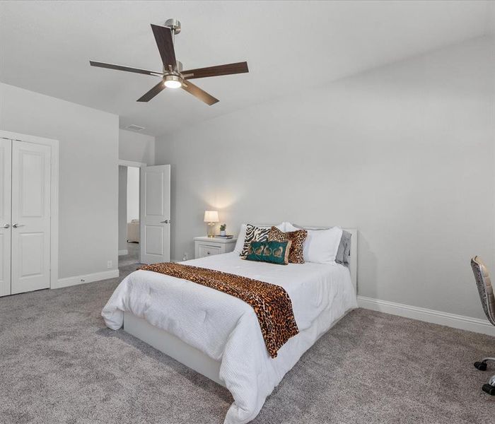 Furnished interior view inside a new home in The Lakes at Parks of Aledo, Aledo (Image 14).