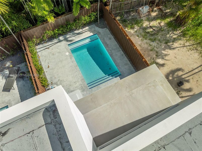 Exterior details and patio area of a home in , Miami (Image 25). Exterior details and patio area of a home in , Miami (Image 25).