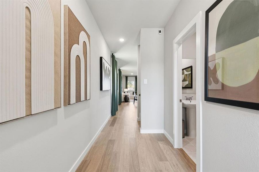 Entryway in the Magnolia home plan by Trophy Signature Homes – REPRESENTATIVE PHOTO