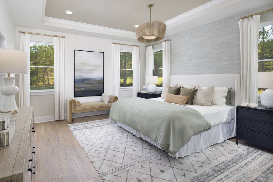 Representative furnished interior of a home built from the Glades by Mattamy Homes in Bloom, Fuquay Varina (Image 17).