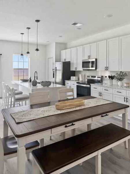 Furnished interior view inside a new home in , Dunnellon (Image 3).