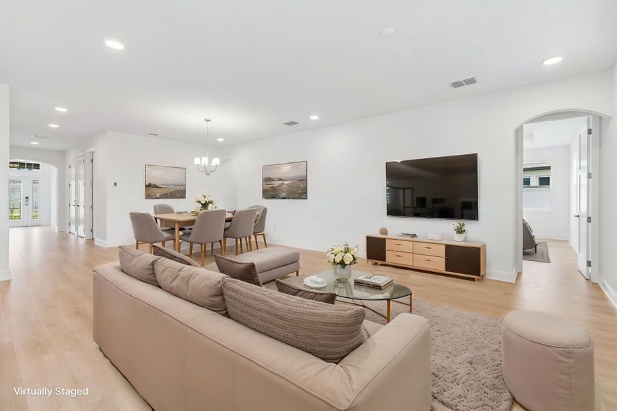 Family Room - Virtually Staged Family Room - Virtually Staged