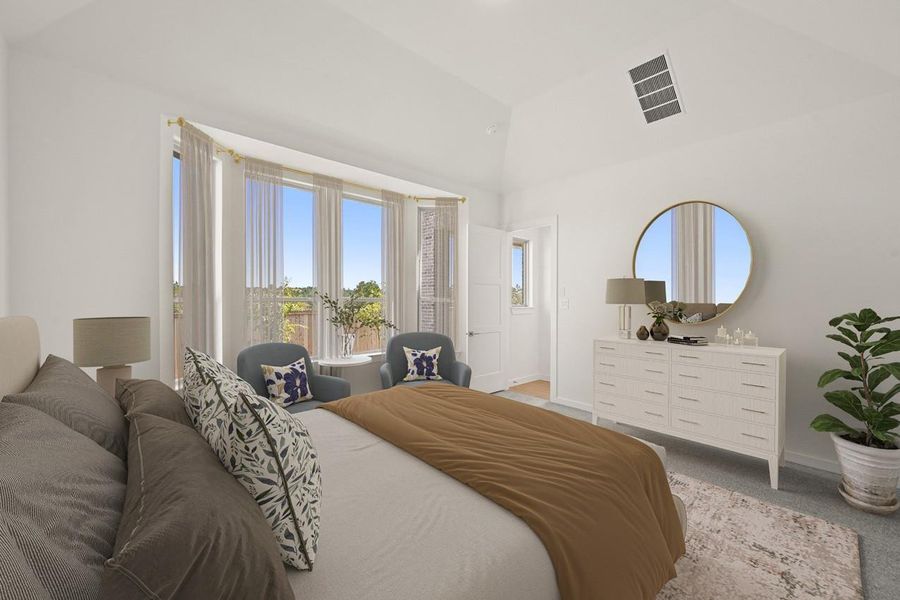 Primary Bedroom - Virtually Staged