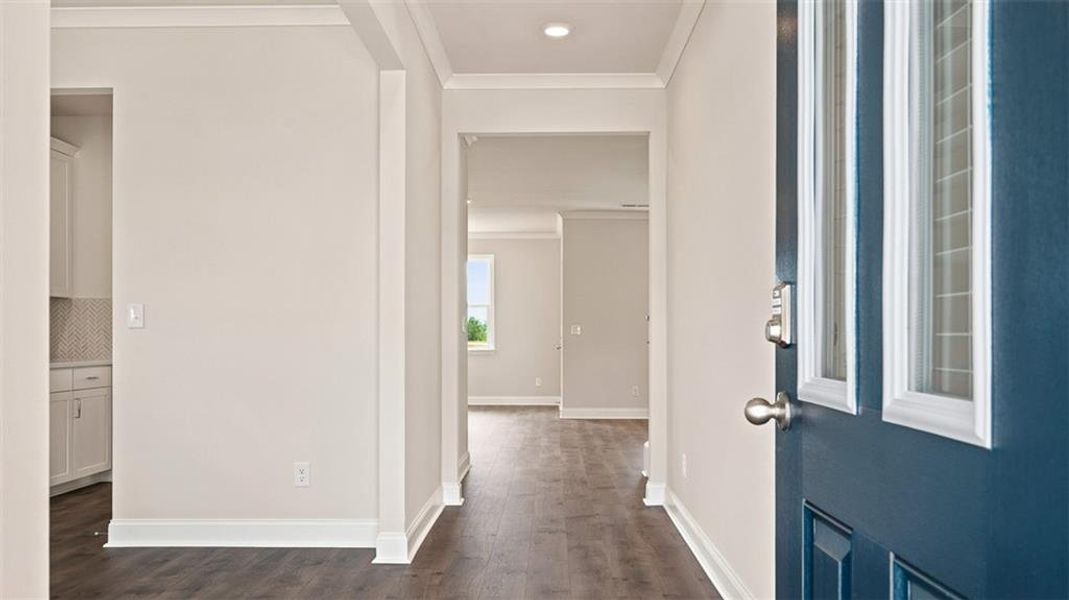 Spacious, unfurnished interior of a new home in Evergreen Crossing, Locust Grove (Image 14). Spacious, unfurnished interior of a new home in Evergreen Crossing, Locust Grove (Image 14).