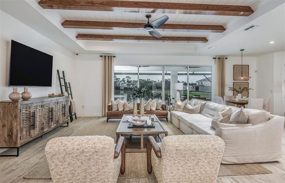 Furnished interior view inside a new home in , Wesley Chapel (Image 19).