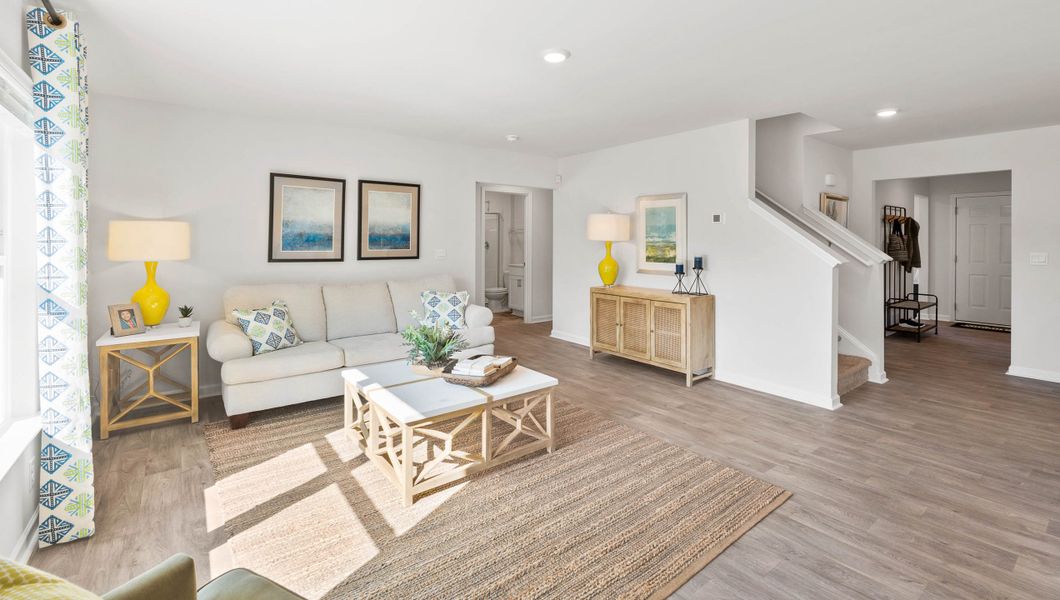 Furnished interior view inside a new home in Cascade Point, Seneca (Image 17). Furnished interior view inside a new home in Cascade Point, Seneca (Image 17).
