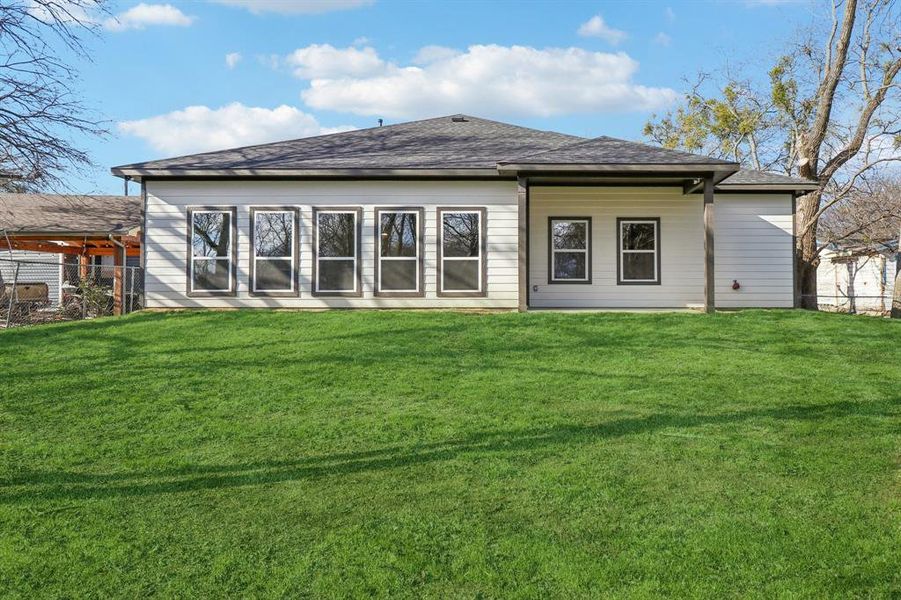 Exterior details and patio area of a home in , Lancaster (Image 4). Exterior details and patio area of a home in , Lancaster (Image 4).