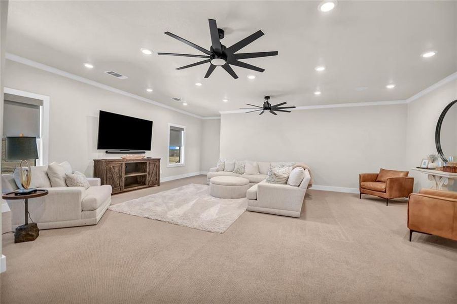 Furnished interior view inside a new home in , Aledo (Image 8).