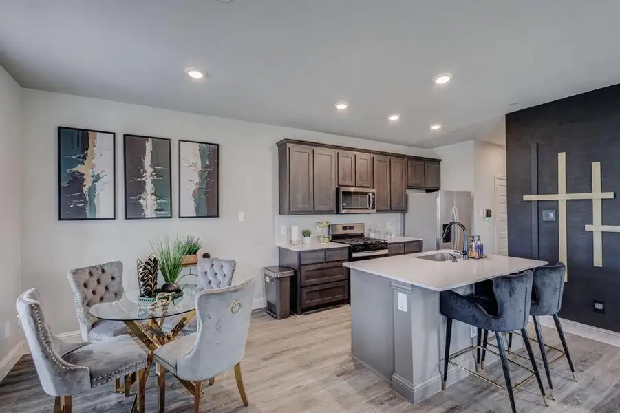 Furnished interior view inside a new home in , Rowlett (Image 11).
