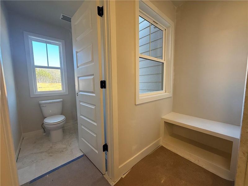 In-progress construction of a new home in The Towns at Auburn Station East, Auburn, GA (Image 19).