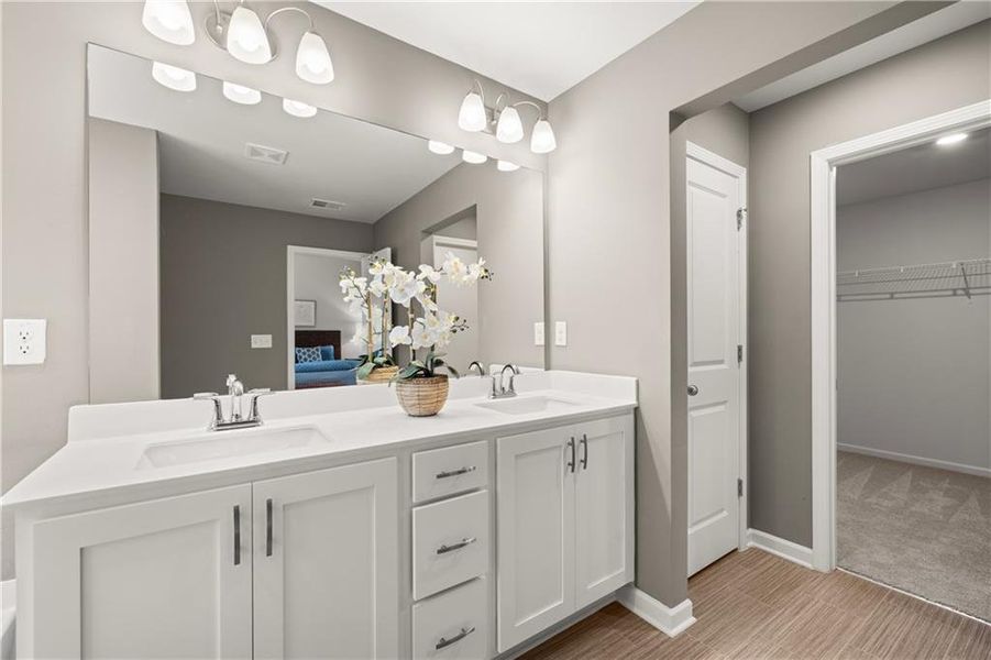 Furnished interior view inside a new home in Walden Park – The Retreat, Jonesboro (Image 37).